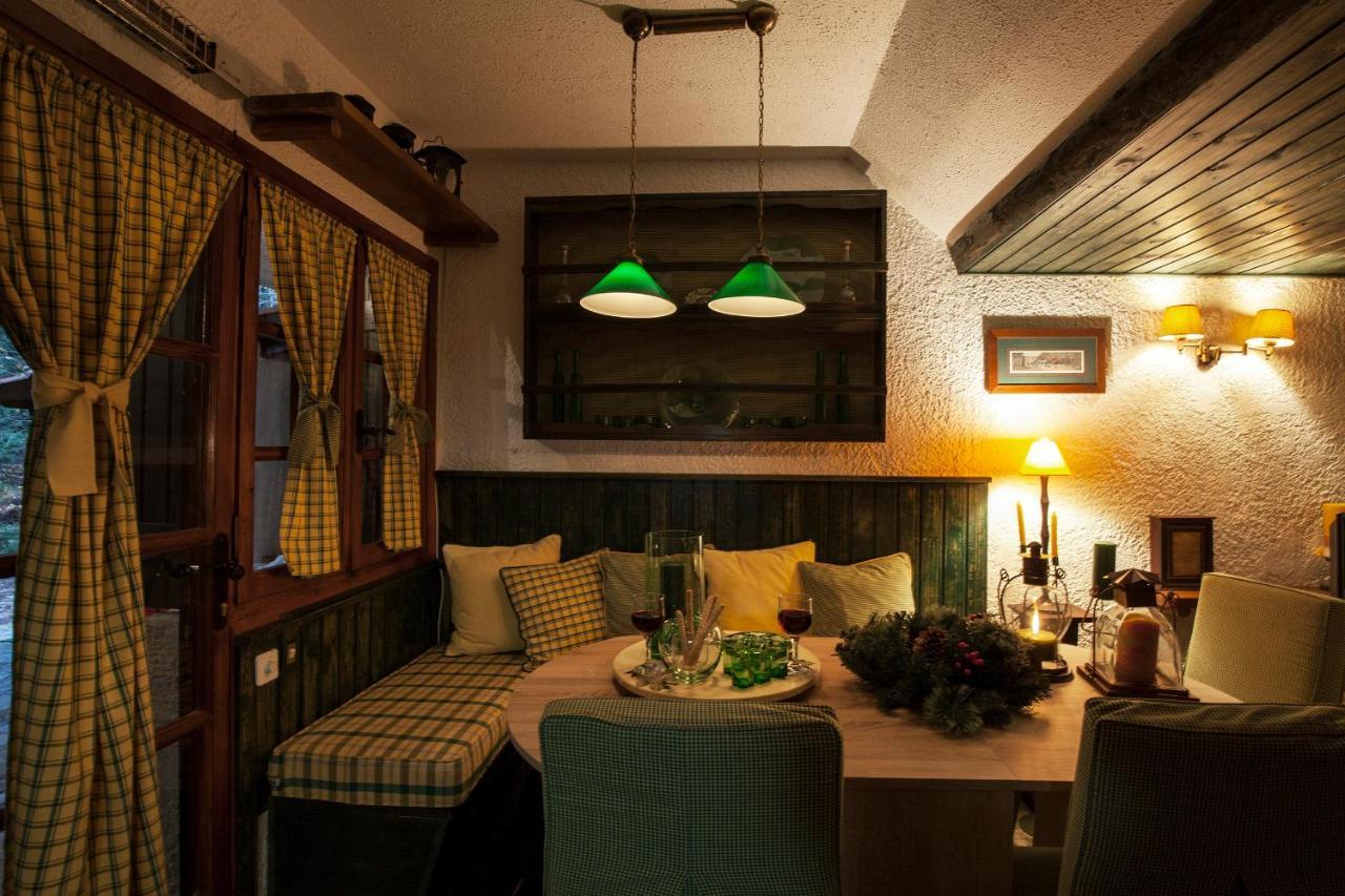 Dandy Villas Agoriani - Chalet Ivoni - Fireplace Eptálofos Exteriör bild